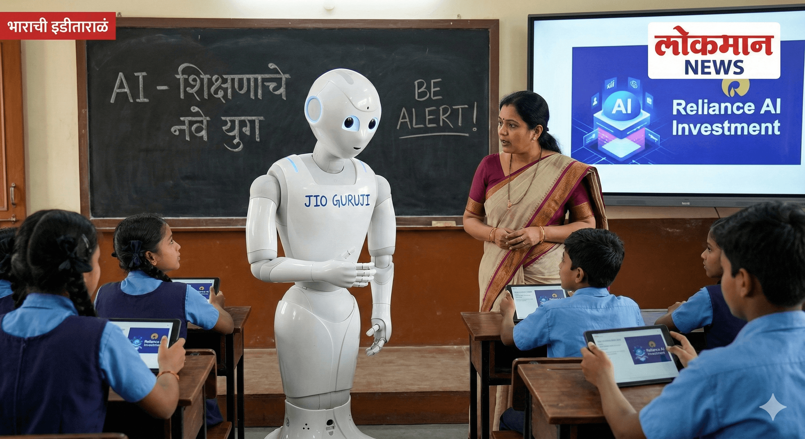 शिक्षकांनो Be Alert! 'जिओ गुरुजी is on-coming presto ???  AI तंत्रज्ञानामुळे शिक्षण क्षेत्रात मोठी क्रांती !