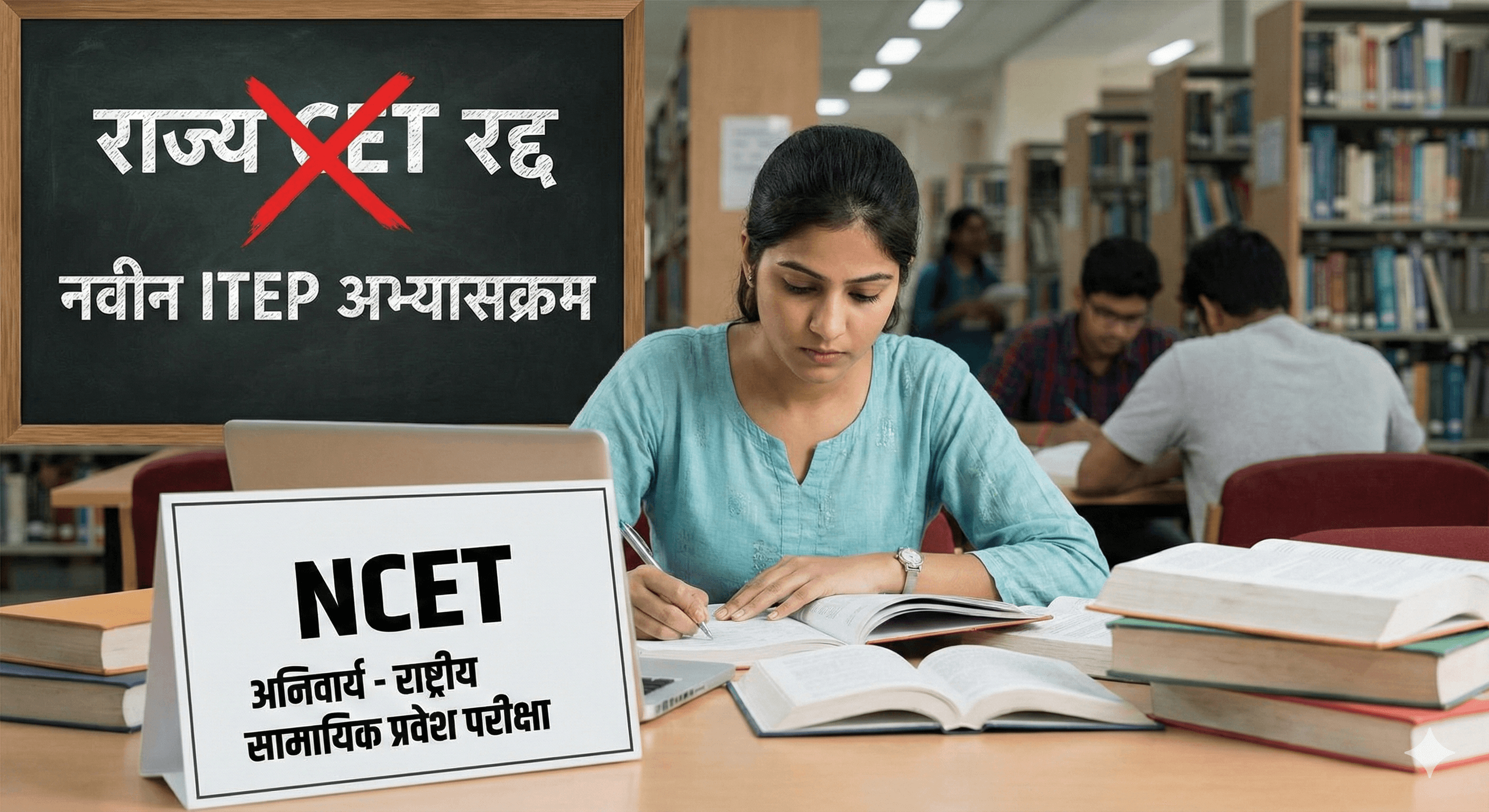 शिक्षक होणाऱ्यांसाठी मोठा निर्णय: राज्य CET रद्द, आता NCET परीक्षा बंधनकारक!