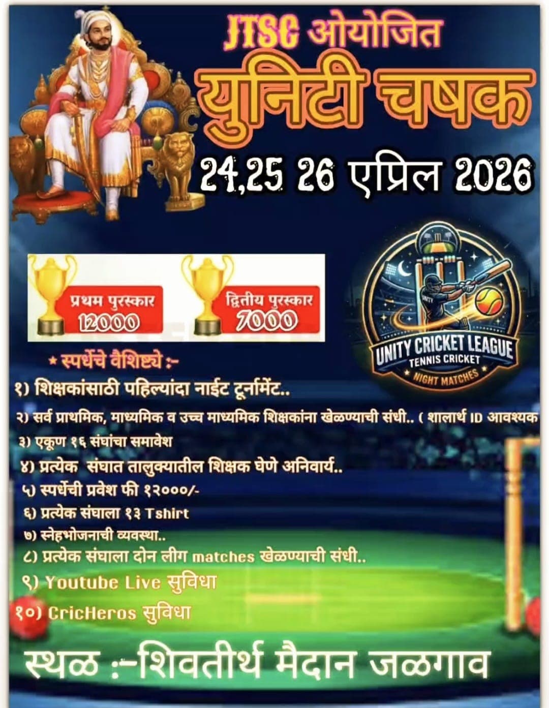 खडू सोडून हाती बॅट, जळगावात जमणार शिक्षकांचा थाट!