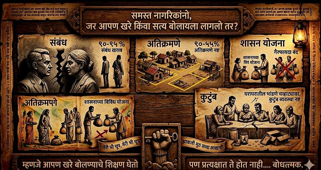 "झाकली मूठ सव्वा लाखाची, हीच गुरुकिल्ली आजच्या युगाची!"